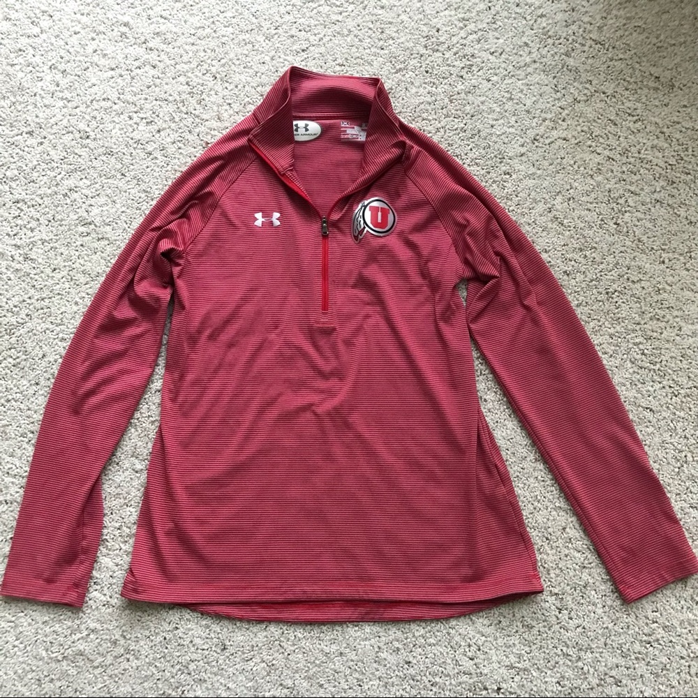 Utah Utes Under Armour Quarter-zip Pullover